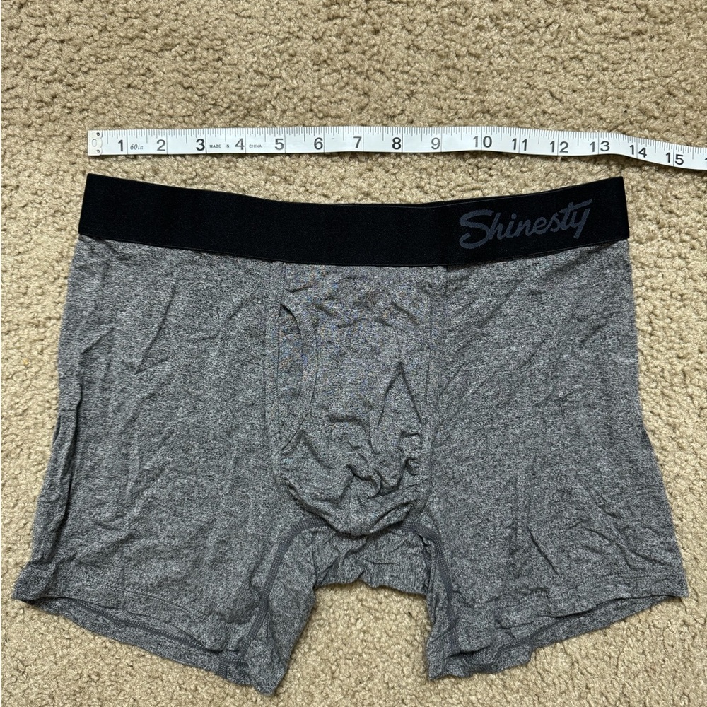 Shinesty Gray Boxer Briefs